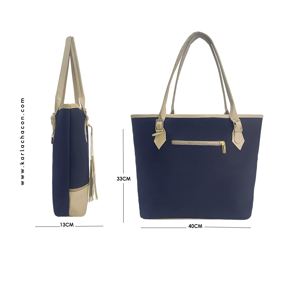 Cartera Asia Azul con Accesorio