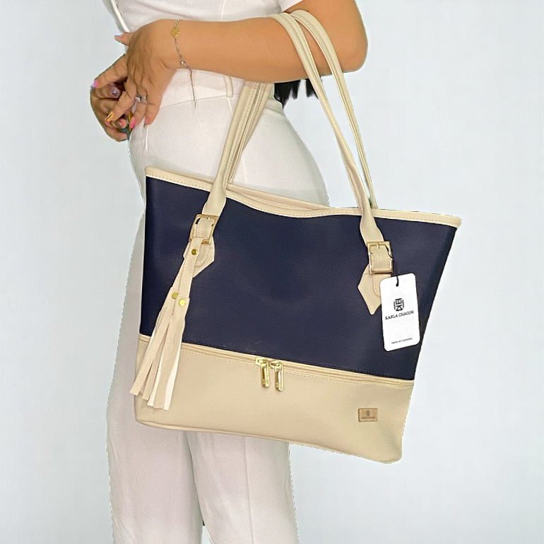 Cartera Asia Azul con Accesorio
