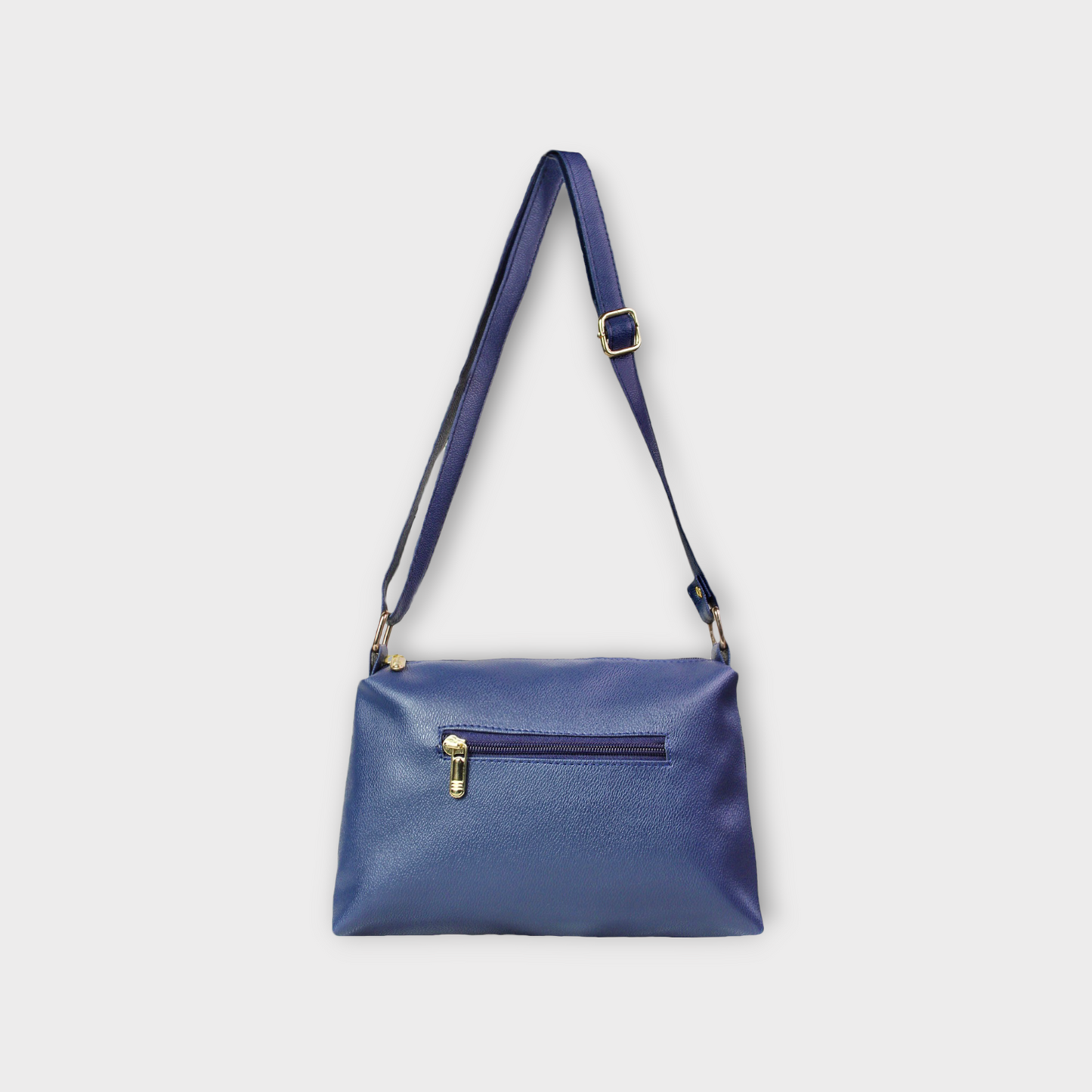 Bolso Cuba Azul Con Monedero