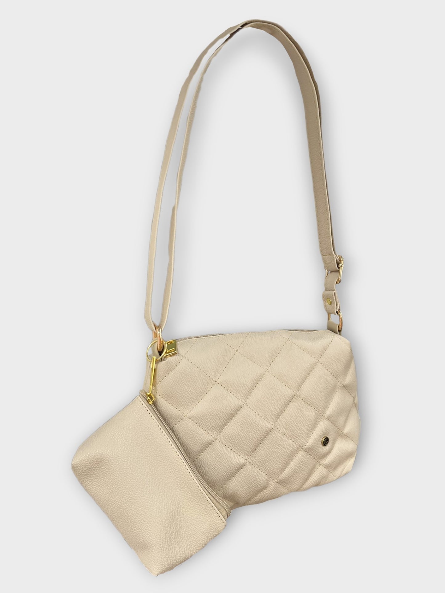 Bolso Cuba Beige con Monedero