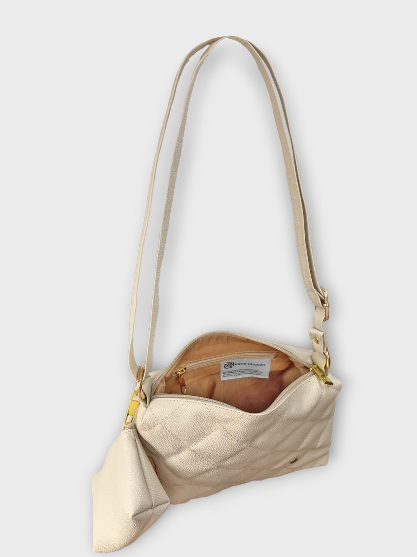 Bolso Cuba Beige con Monedero