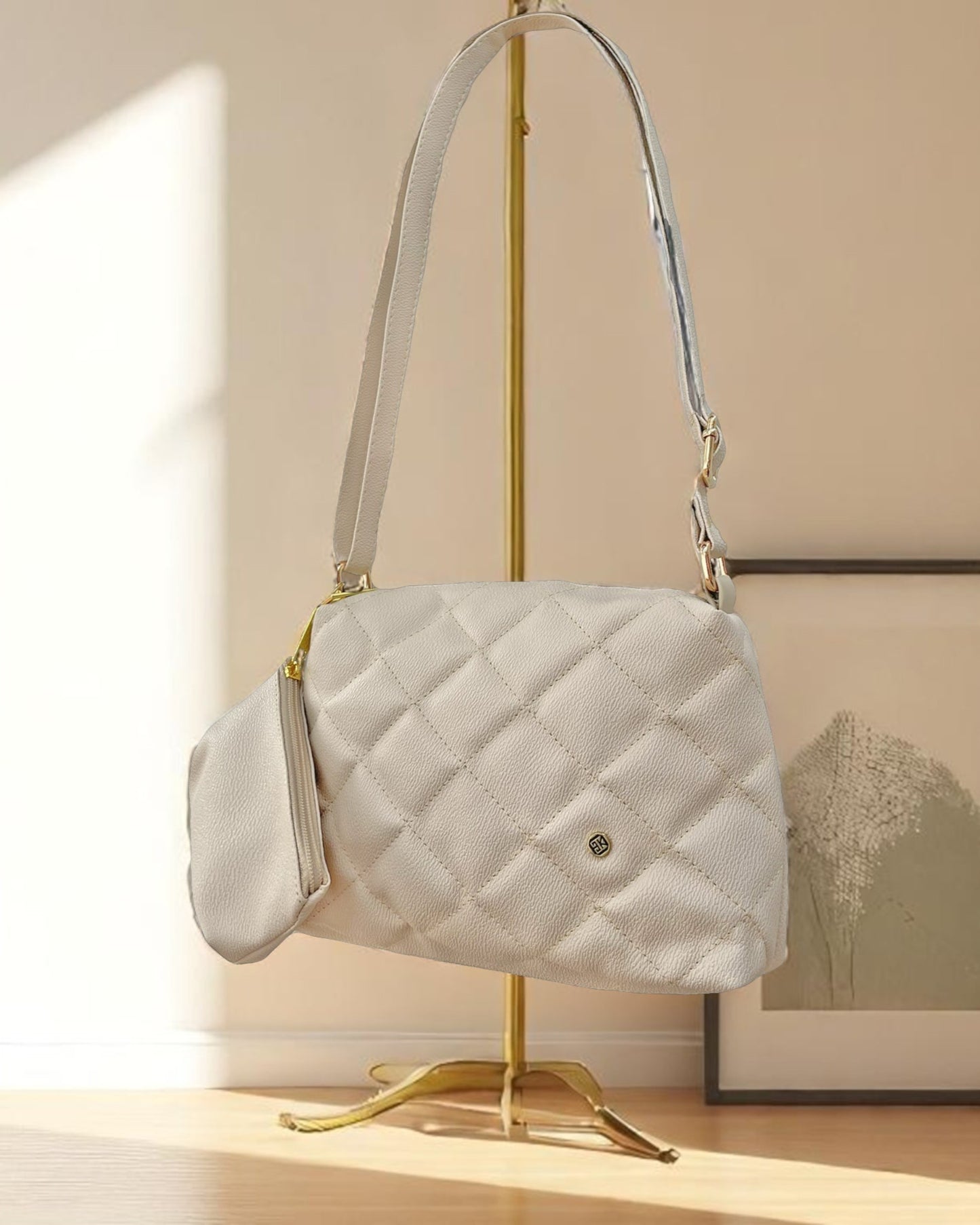 Bolso Cuba Beige con Monedero