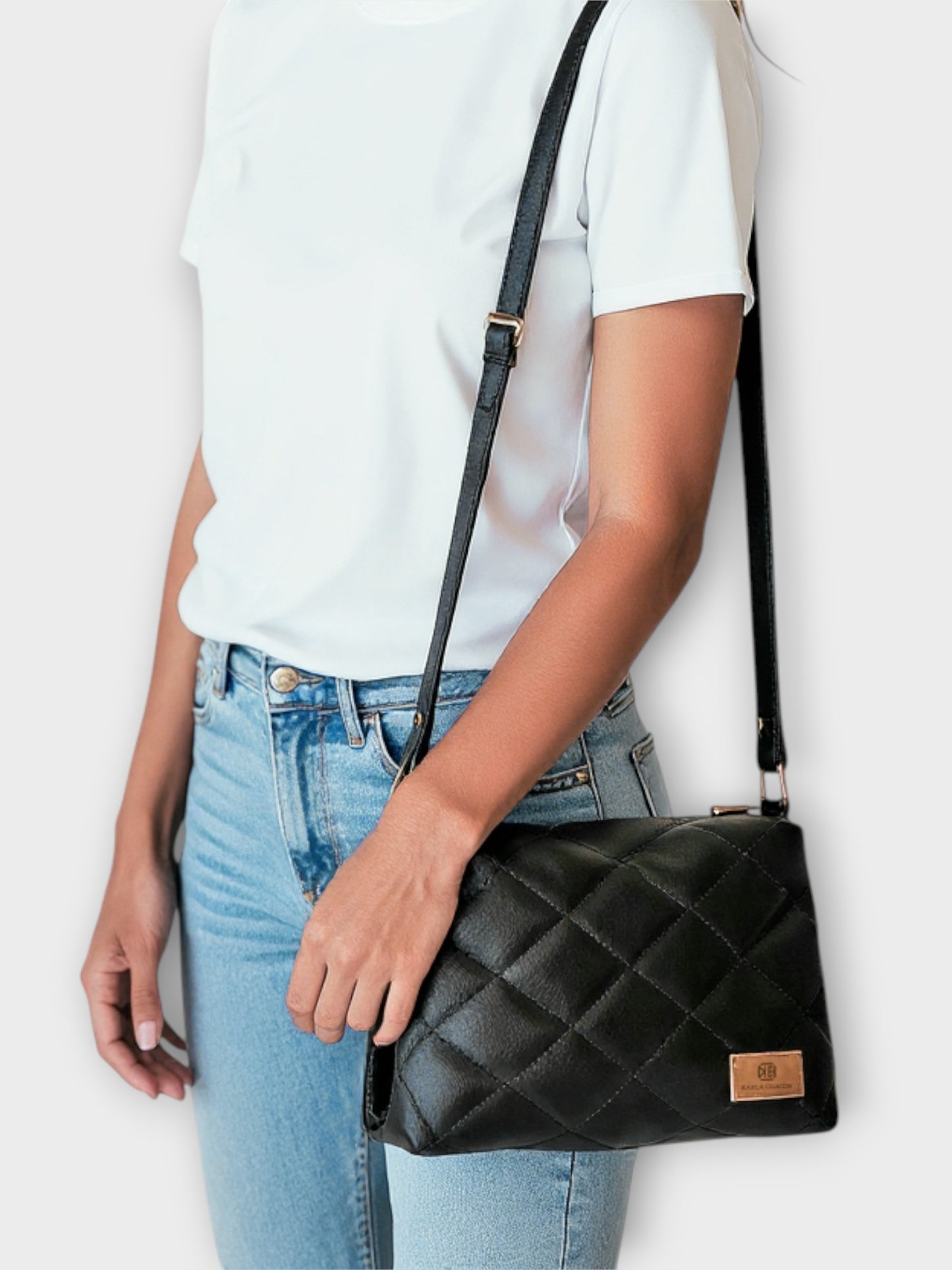 Bolso Cuba Negro Con Monedero