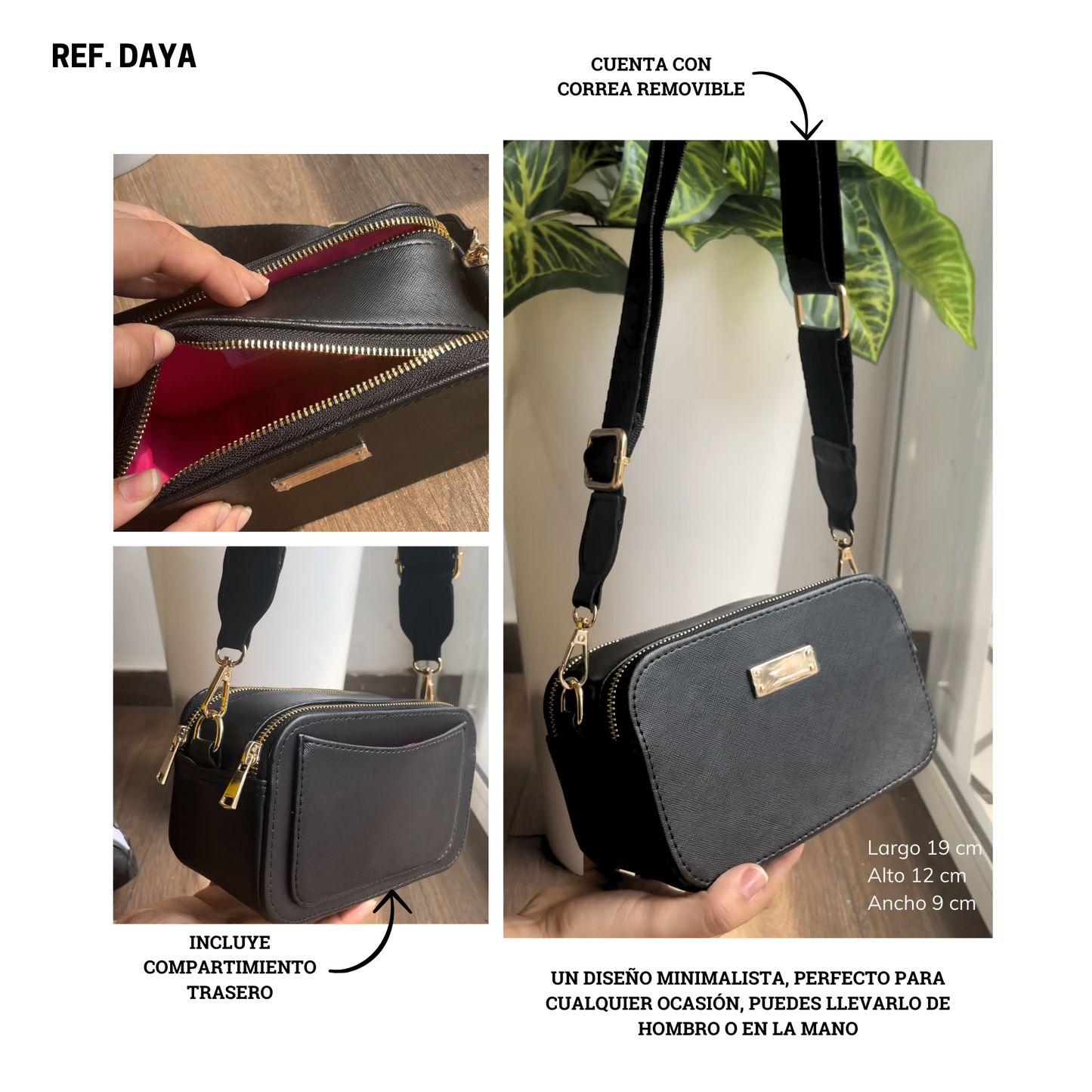 Bandolera Crossbody Multibosillo — Daya