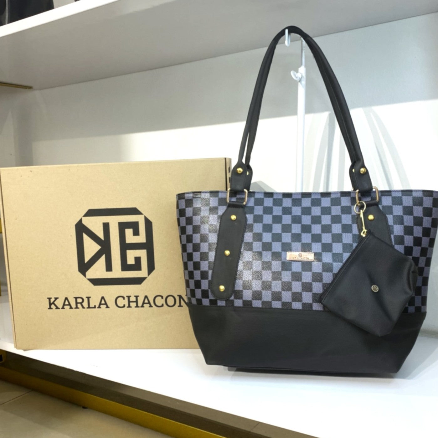 Cartera Gala Negro con Accesorio