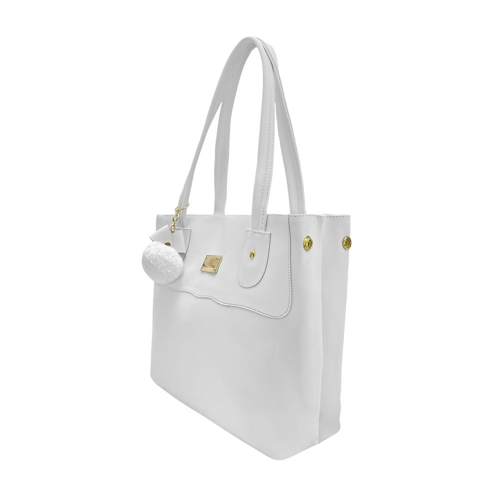 Bolso Gema Blanco con Cosmetiquera