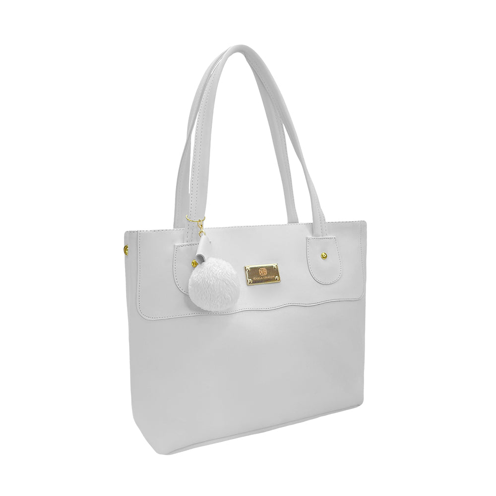 Bolso Gema Blanco con Cosmetiquera