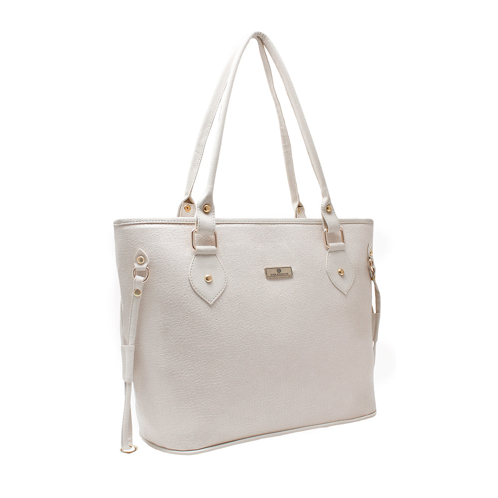 Cartera Tote Jade Beige