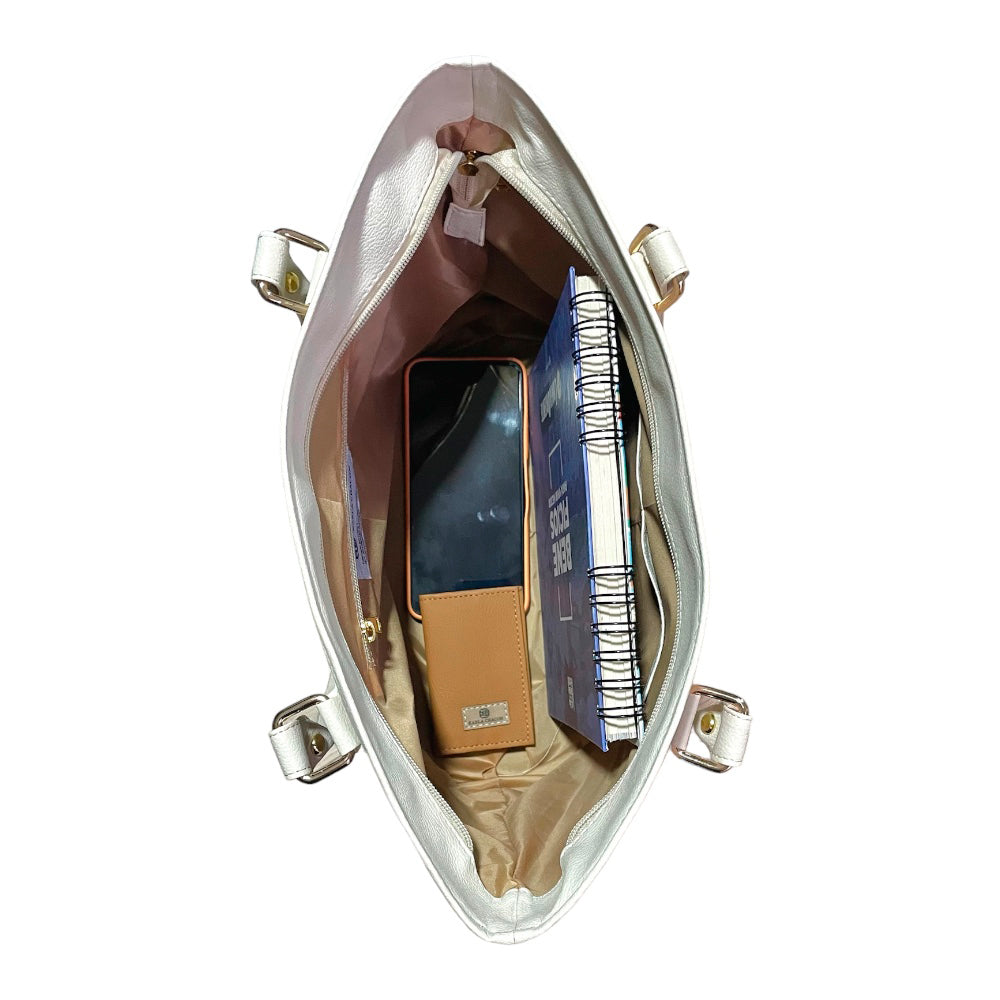 Cartera Tote Jade Beige