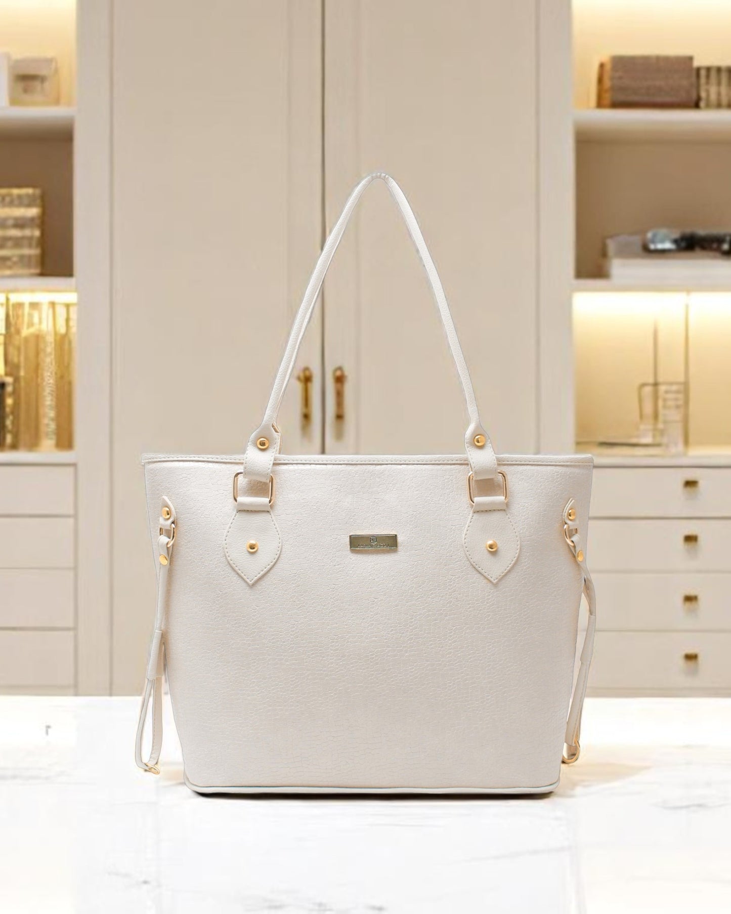 Cartera Tote Jade Beige