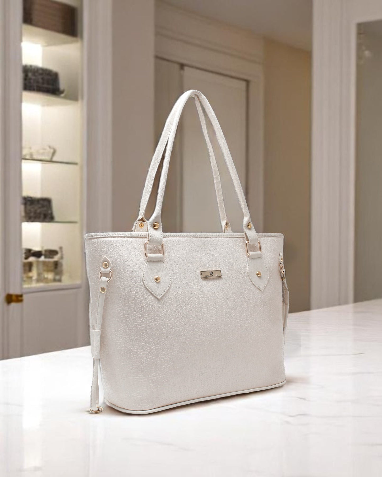 Cartera Tote Jade Beige