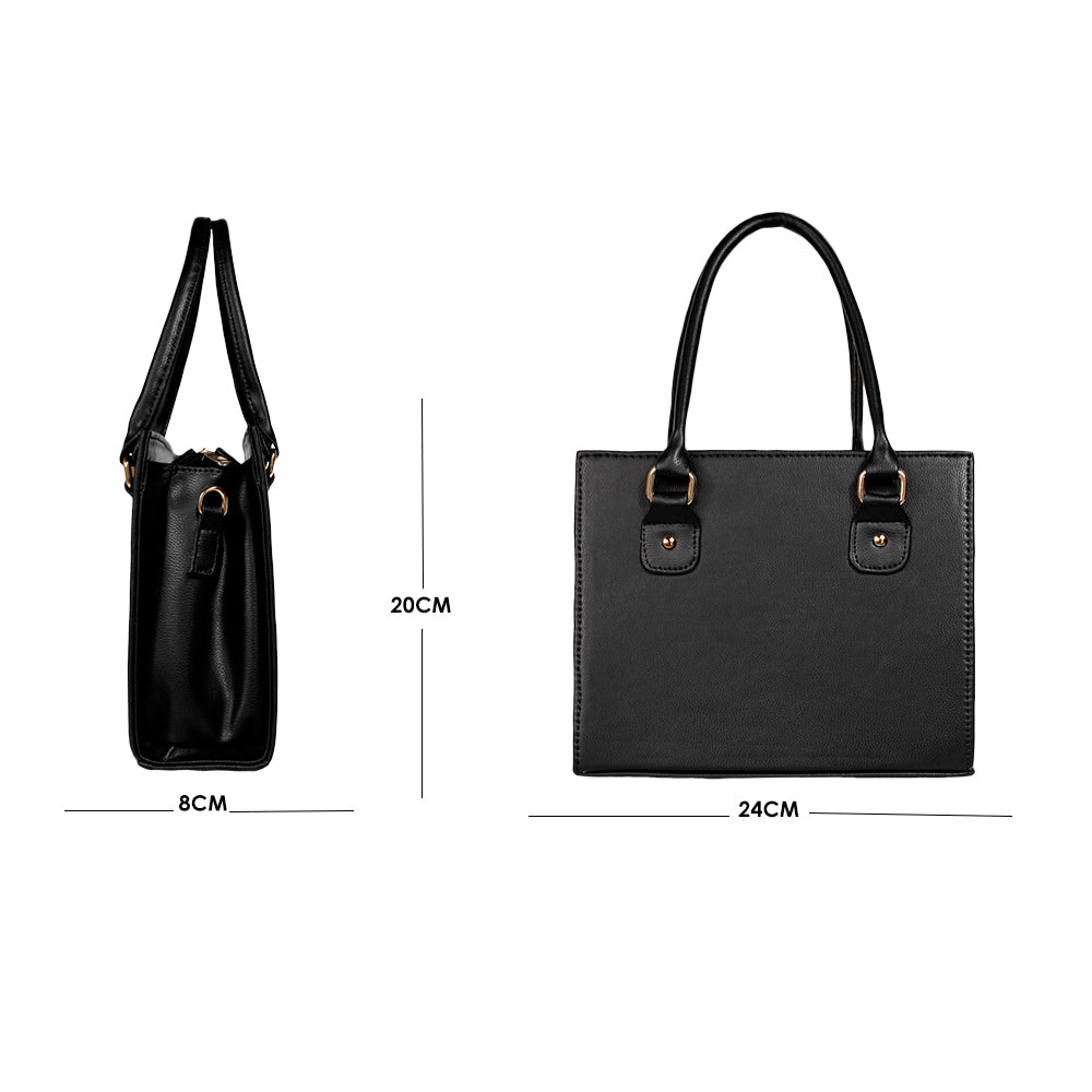 Bolso Jess Negro Con Correa Ajustable