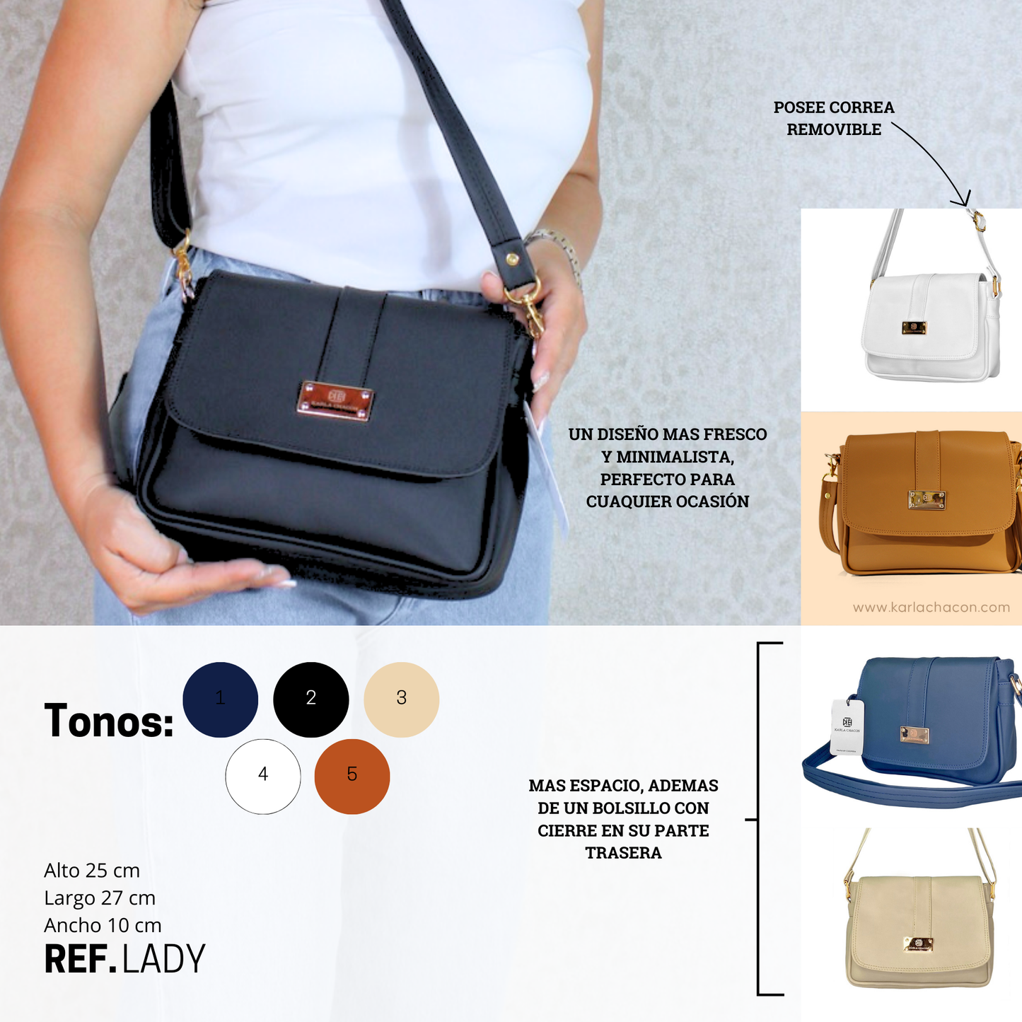 Bolso Lady Negro