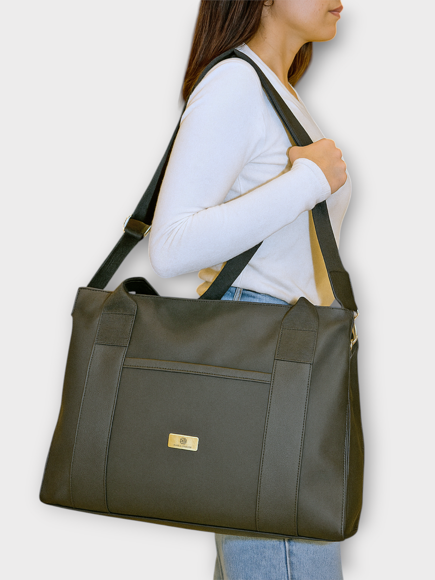 Shopper Laura Negro + Envío Gratis