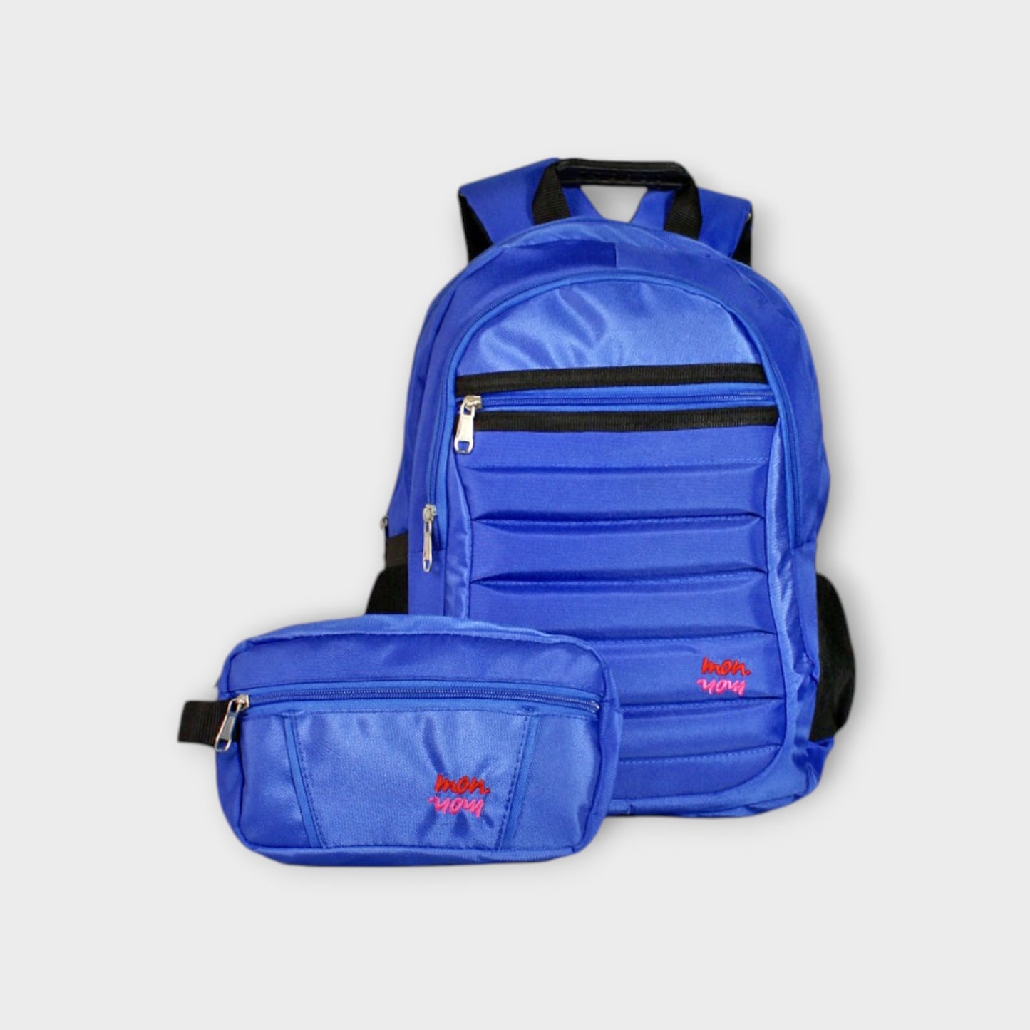 Morral Leo Azul Con Cartuchera