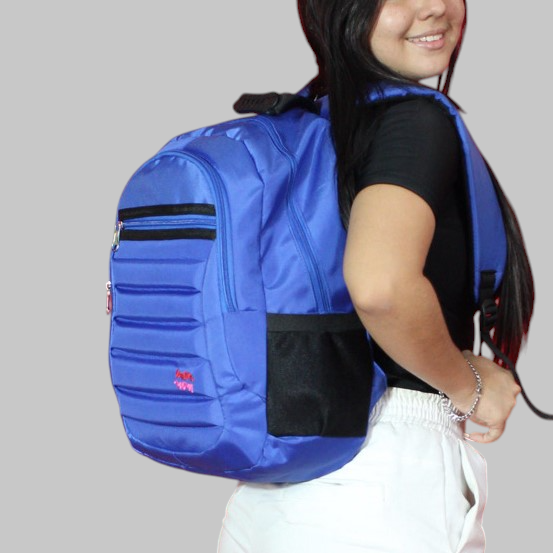 Morral Leo Azul Con Cartuchera