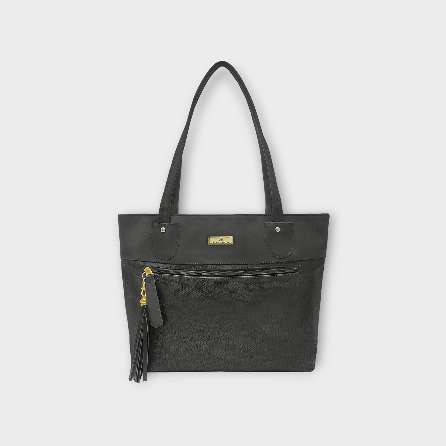 Cartera Luna Negro Con Accesorio