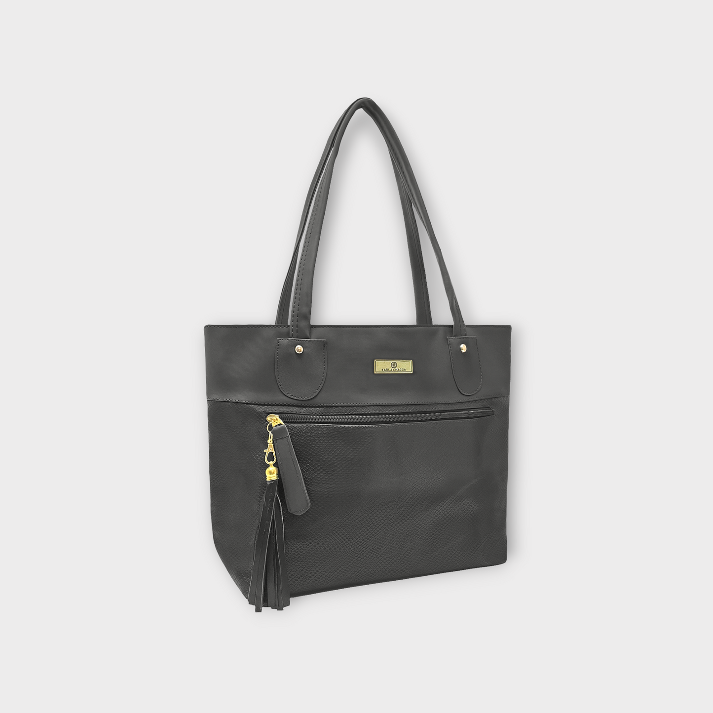 Cartera Luna Negro Con Accesorio