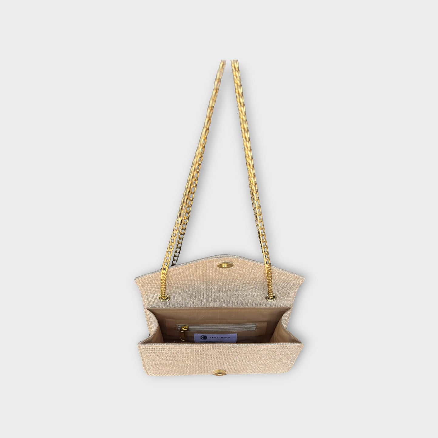 Bolso Clutch de Fiesta Maite Dorado