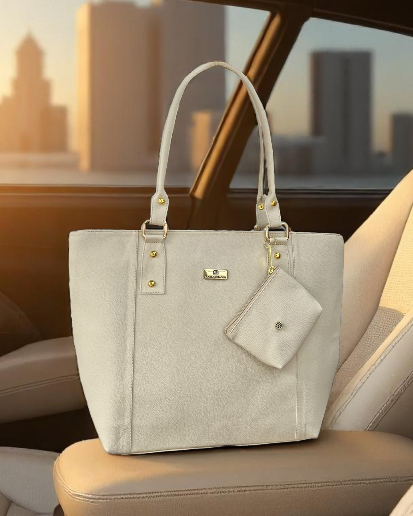 Cartera Mila Beige con Monedero