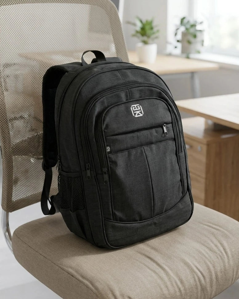 Bolso Morral Grande para portatil - Negro y Azul (Owen)