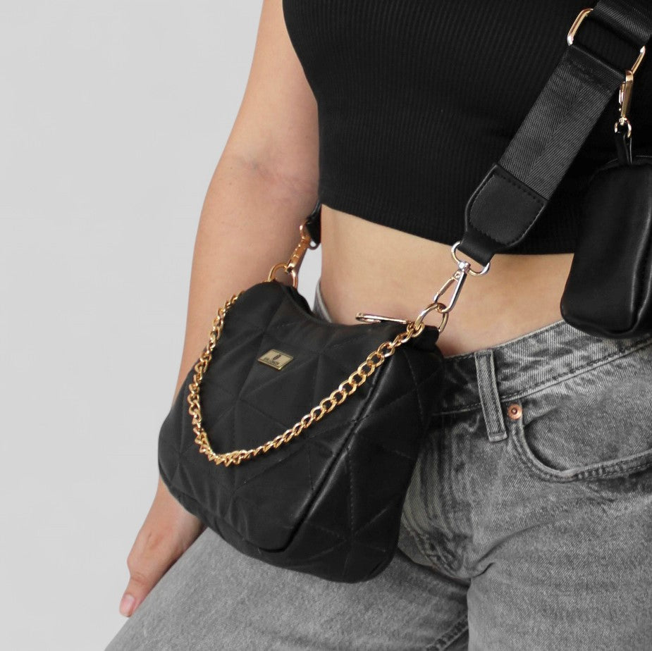 Bolso Rina Negro con Monedero