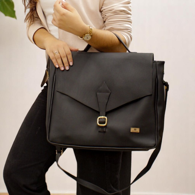 Maletín Ejecutivo Portafolio Rosy Negro
