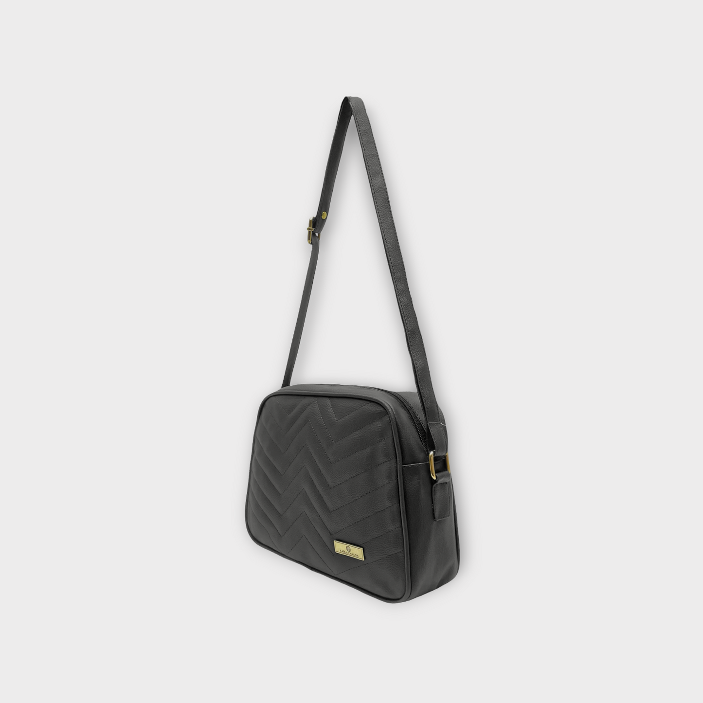 Bolso Tini Negro Con Correa Ajustable