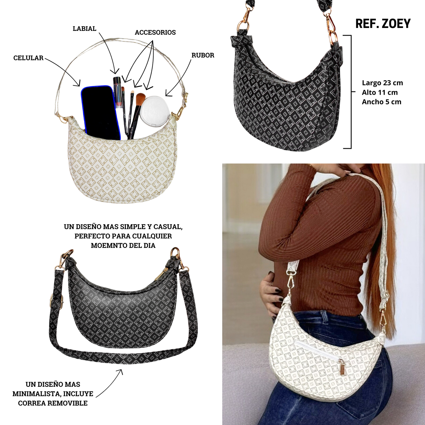 Bolso Zoey Beige