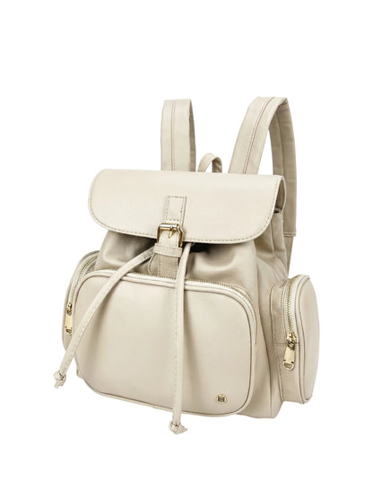Bolso Morral Casual para Mujer con Herrajes Dorados y Múltiples bolsillos - (Abby)