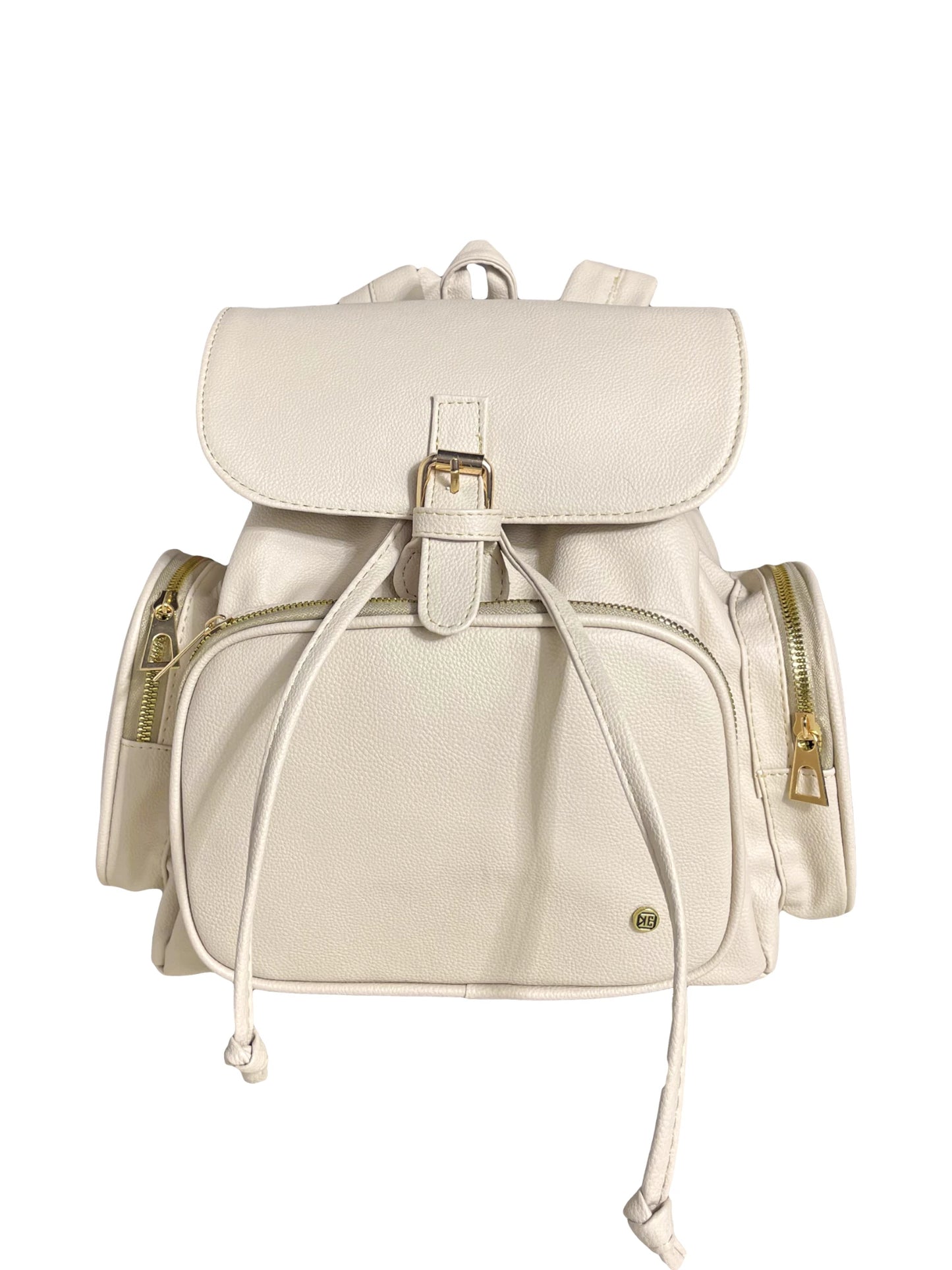 Bolso Morral Casual para Mujer con Herrajes Dorados y Múltiples bolsillos - (Abby)