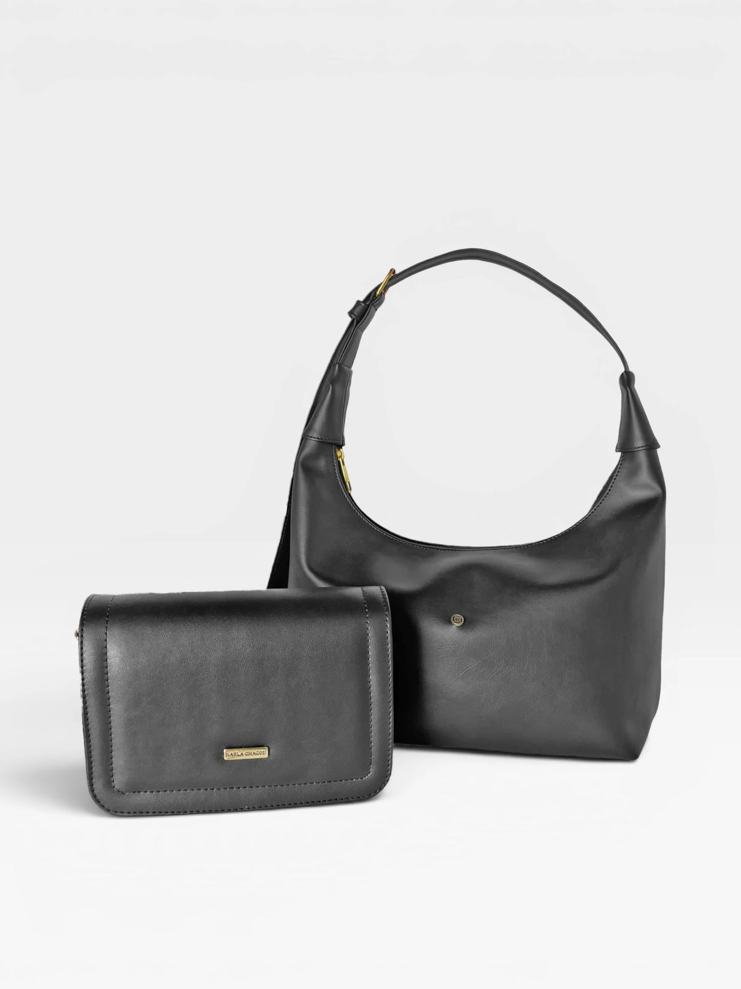 Set dos piezas Combo Bolso Mediano + Bandolera Manos Libres (Anne-Niza)