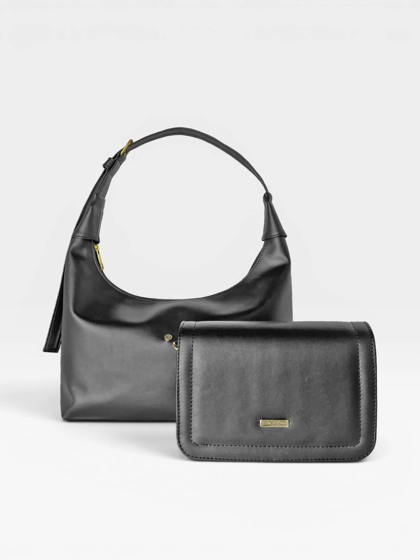 Set dos piezas Combo Bolso Mediano + Bandolera Manos Libres (Anne-Niza)
