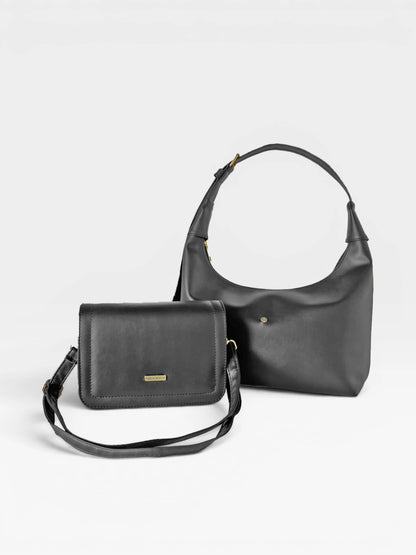 Set dos piezas Combo Bolso Mediano + Bandolera Manos Libres (Anne-Niza)