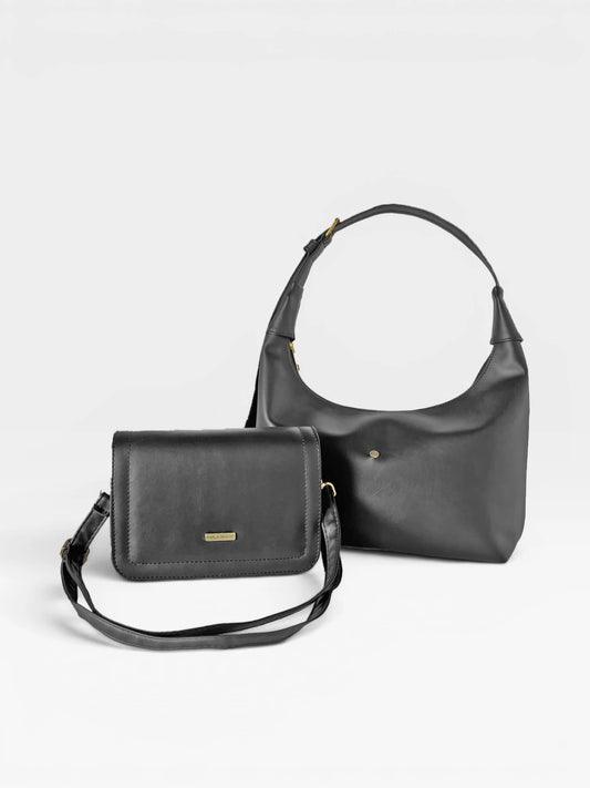 Set dos piezas Combo Bolso Mediano + Bandolera Manos Libres (Anne-Niza)