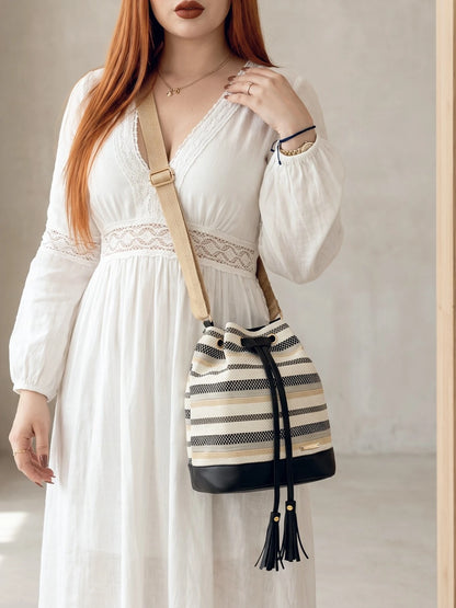 Bolso Bucket Manos Libres con Strap — Aria