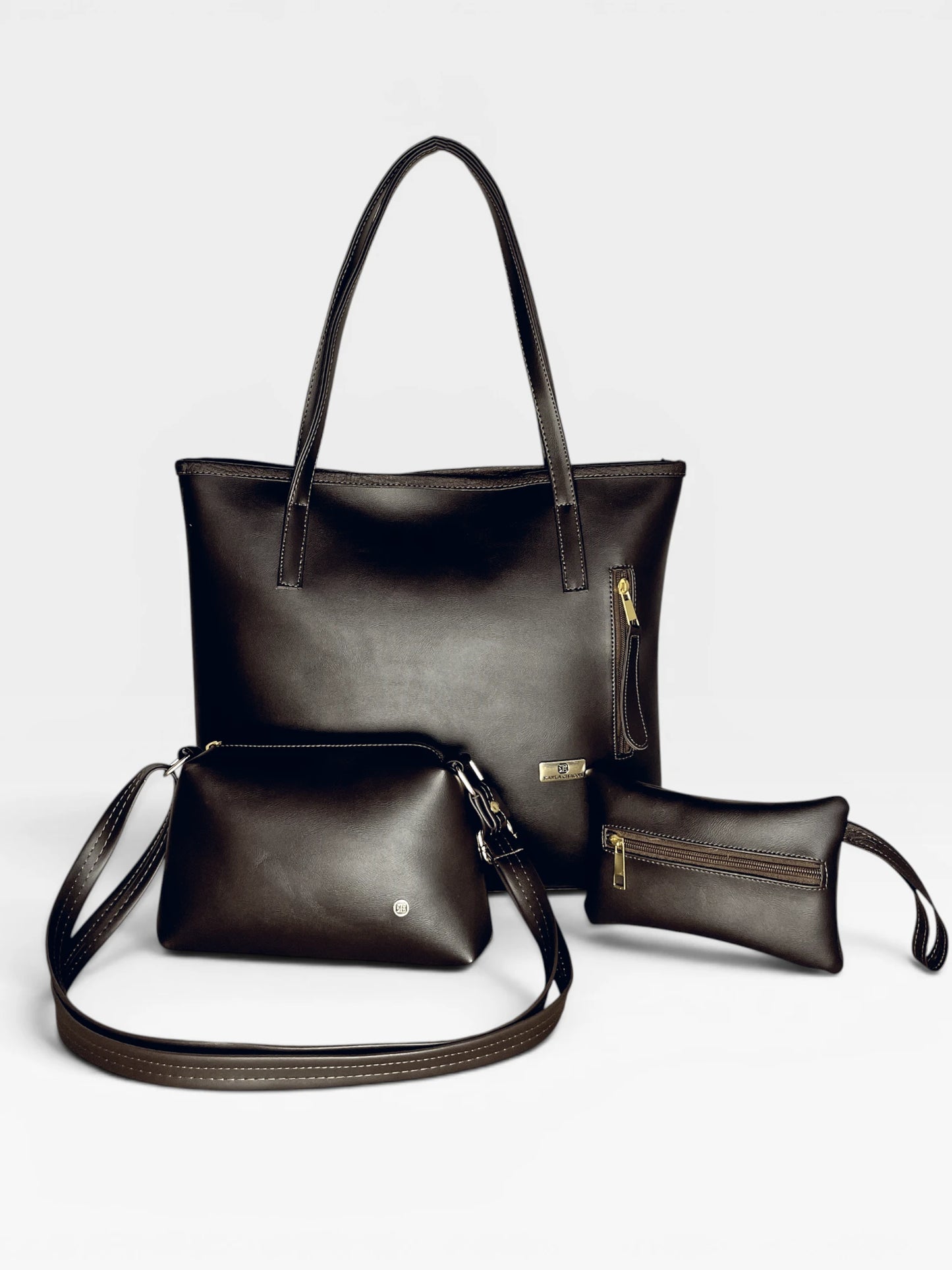 Set Tres Piezas Tote + Bandolera + Cartuchera — Aroa