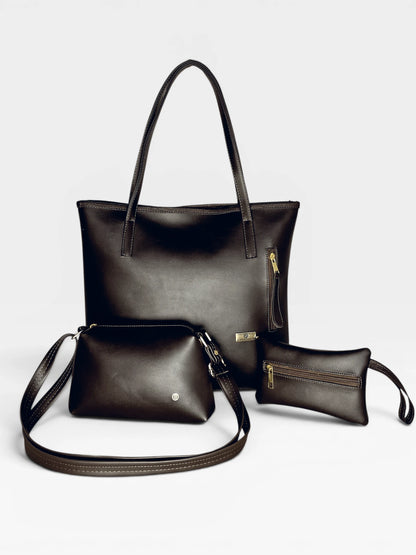 Set Tres Piezas Tote + Bandolera + Cartuchera — Aroa