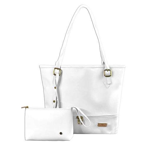 Bolso Asia Blanco con Cosmetiquera