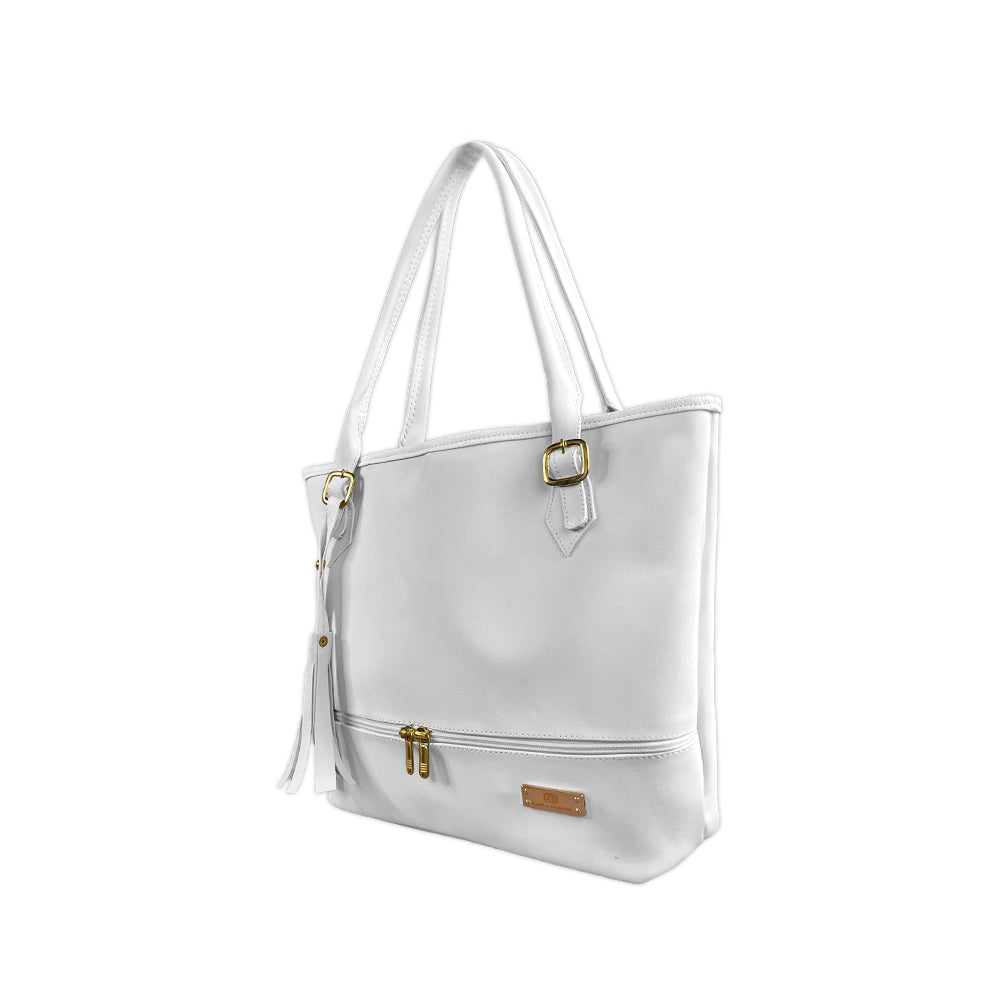 Bolso Asia Blanco con Cosmetiquera
