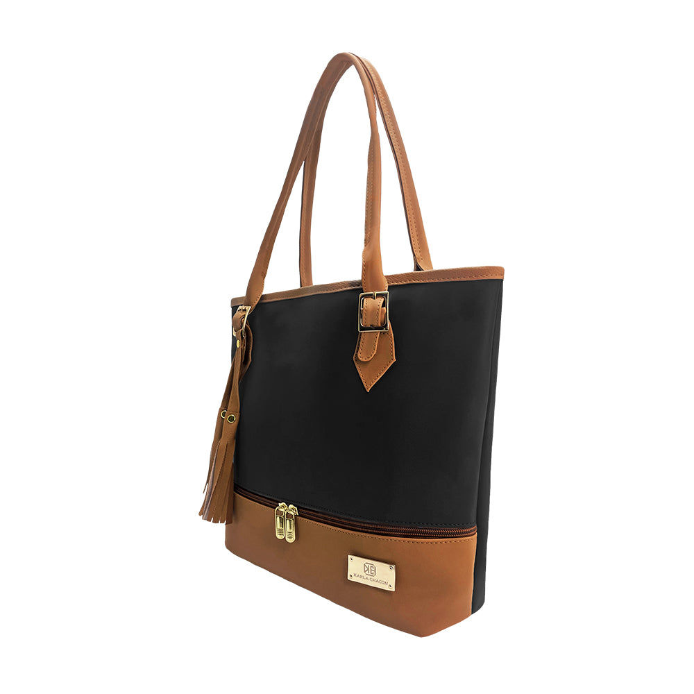 Bolso Asia Negro con Cosmetiquera