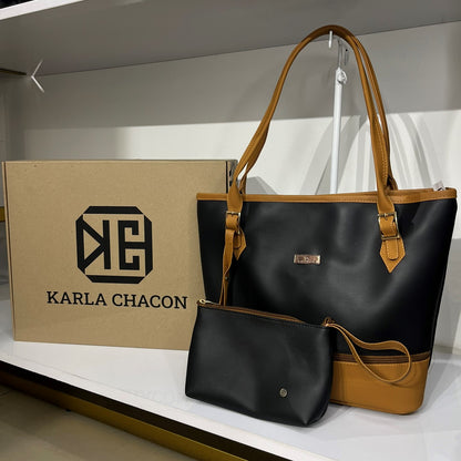 Cartera Asia Negro con Accesorio