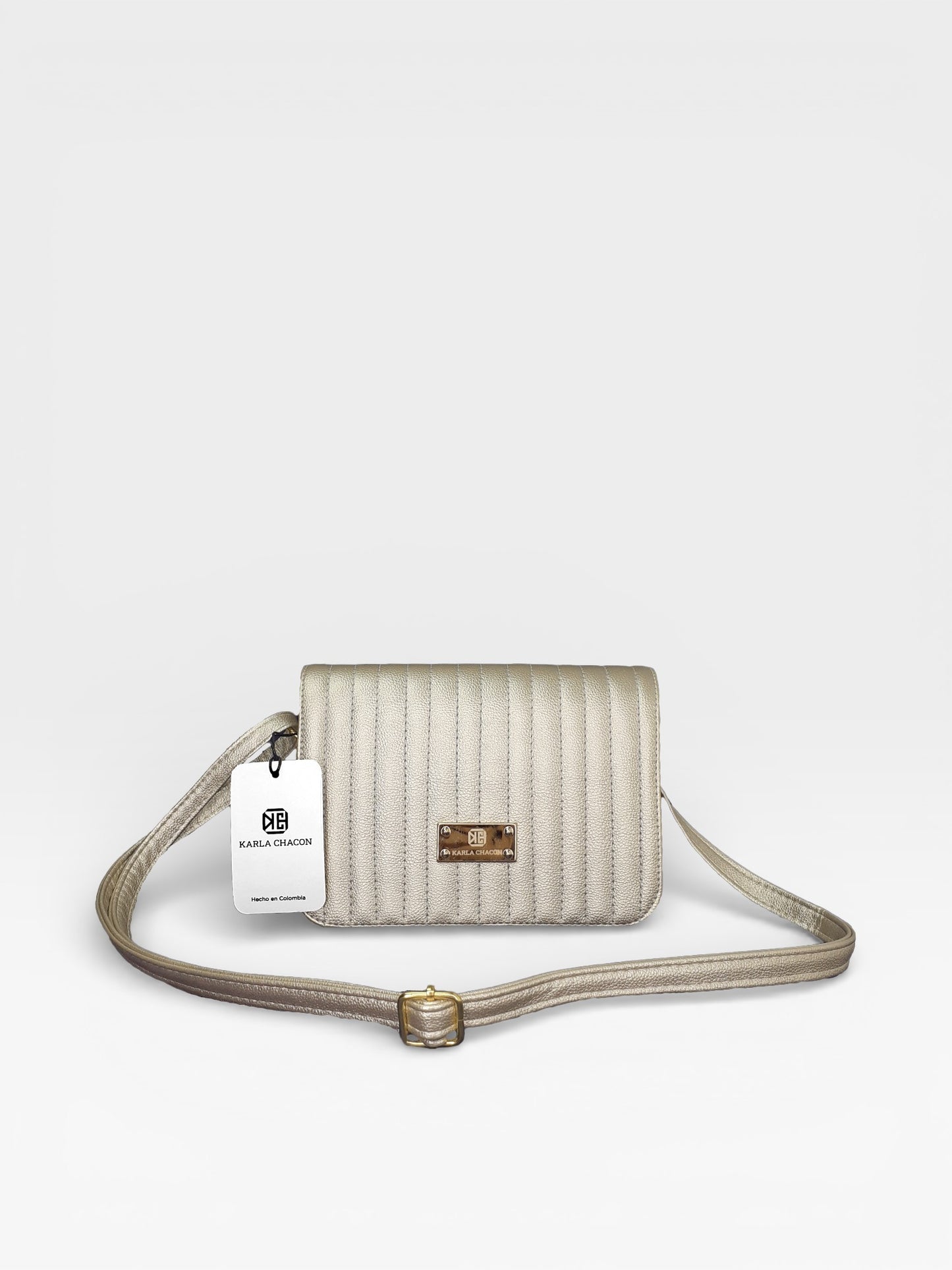 Bolso Baru Manos Libres - Dorado, Plateado y Negro