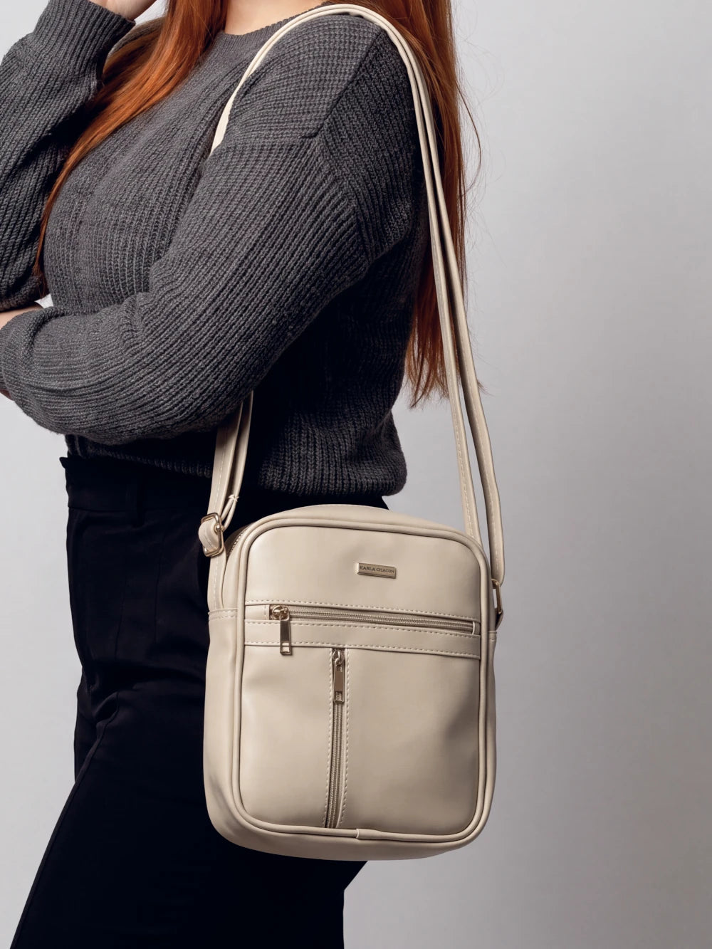 Bolso Crossbody Unisex — Blau