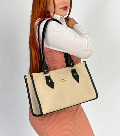 Bolso Cloe Beige con Monedero