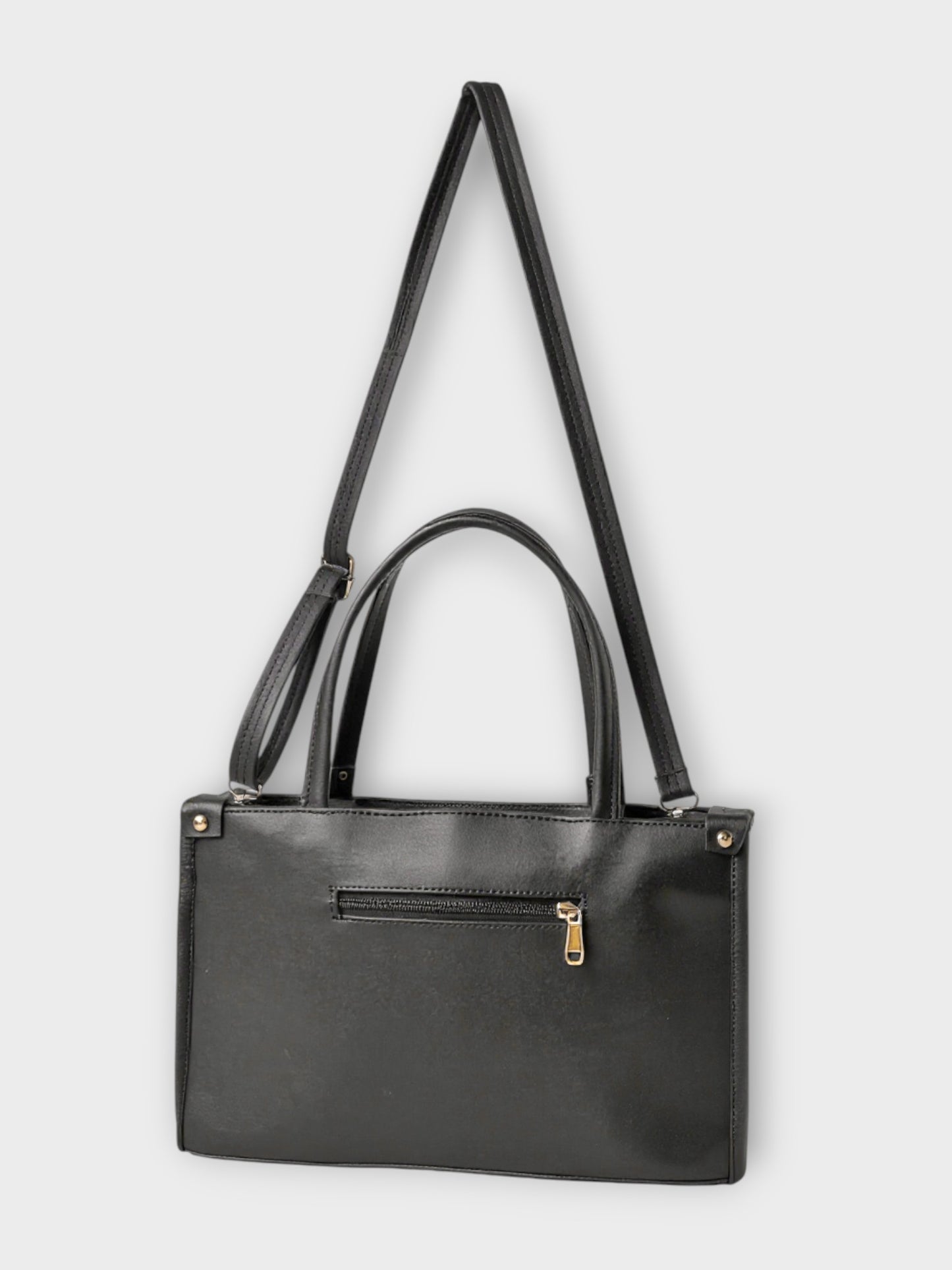 Bolso Cloe con Monedero y Correa Ajustable - Colores Beige y Negro