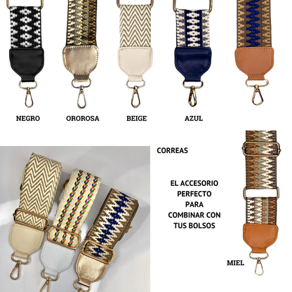 Strap Correa para bolso ajustable Negro