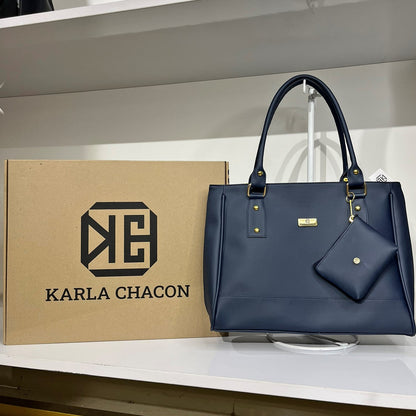 Cartera Crez Azul con Accesorio