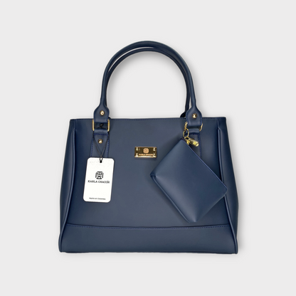 Cartera Crez Azul con Accesorio