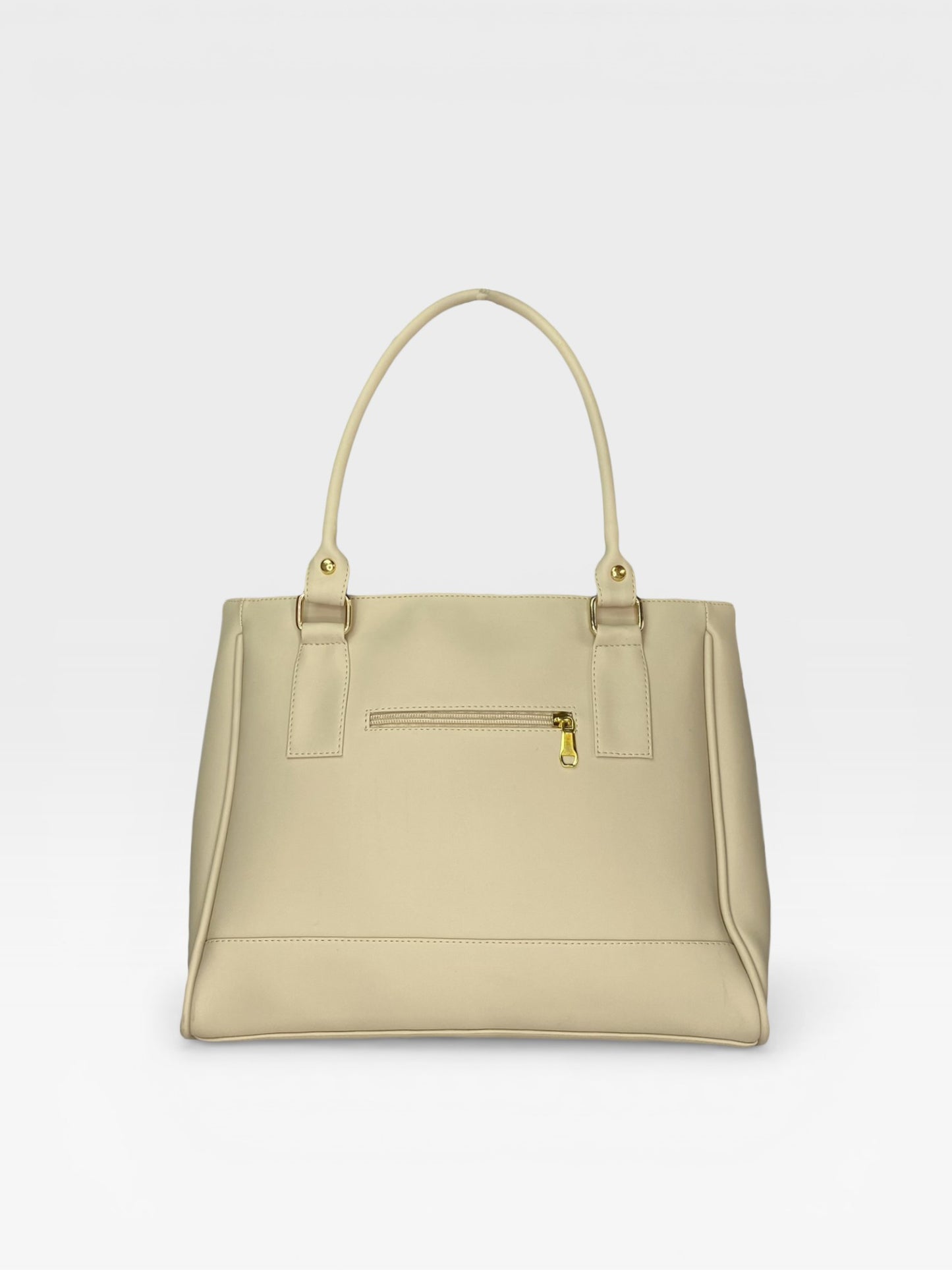 Bolso Cartera Tote con Monedero Beige (Crez)